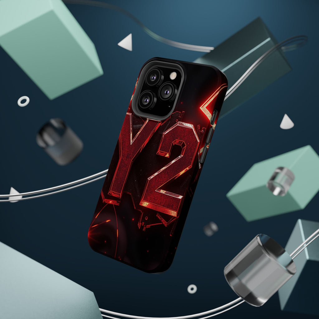 iPhone Y2K Holographic Bold Art Slim Everyday Designer Case · iPhone Case