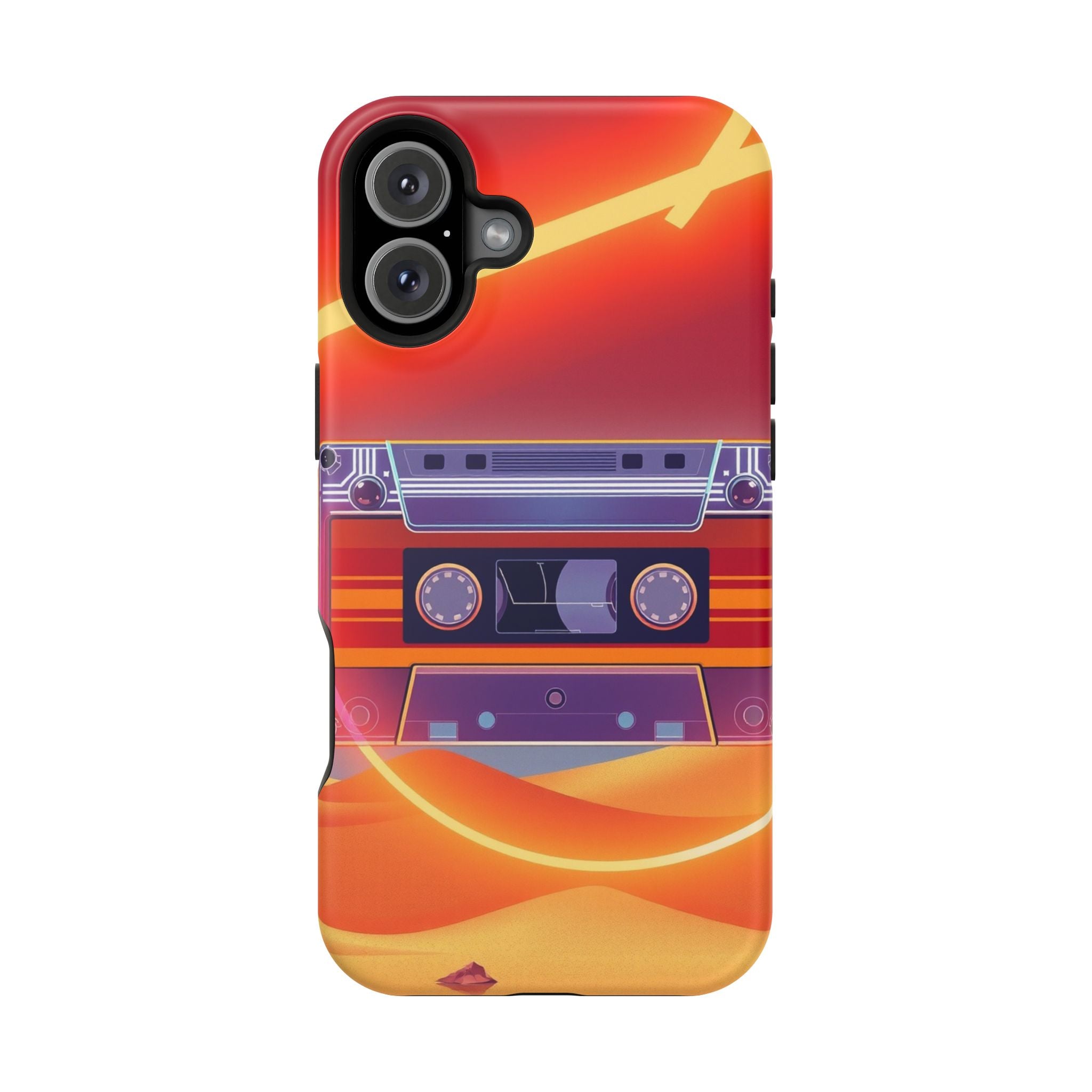 iPhone Cassette Tape Rewind Bold Art Slim Everyday Designer Case · iPhone Case