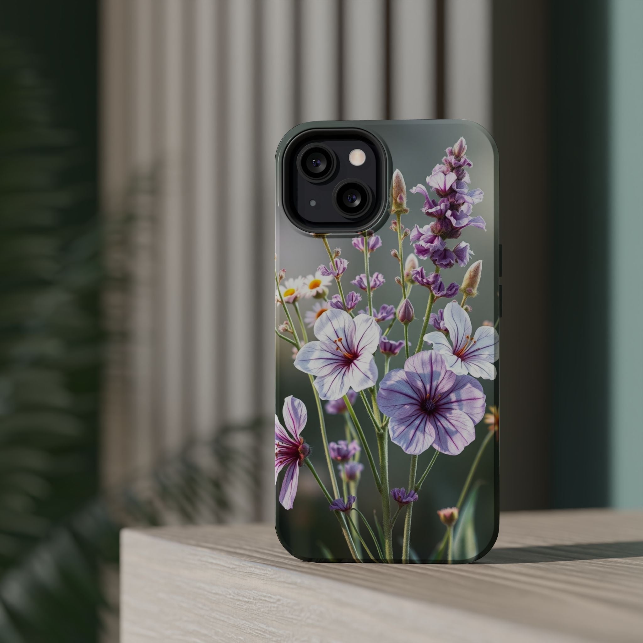 iPhone Wildflower Bunch Enchanted Art Slim Everyday Designer Case · iPhone Case