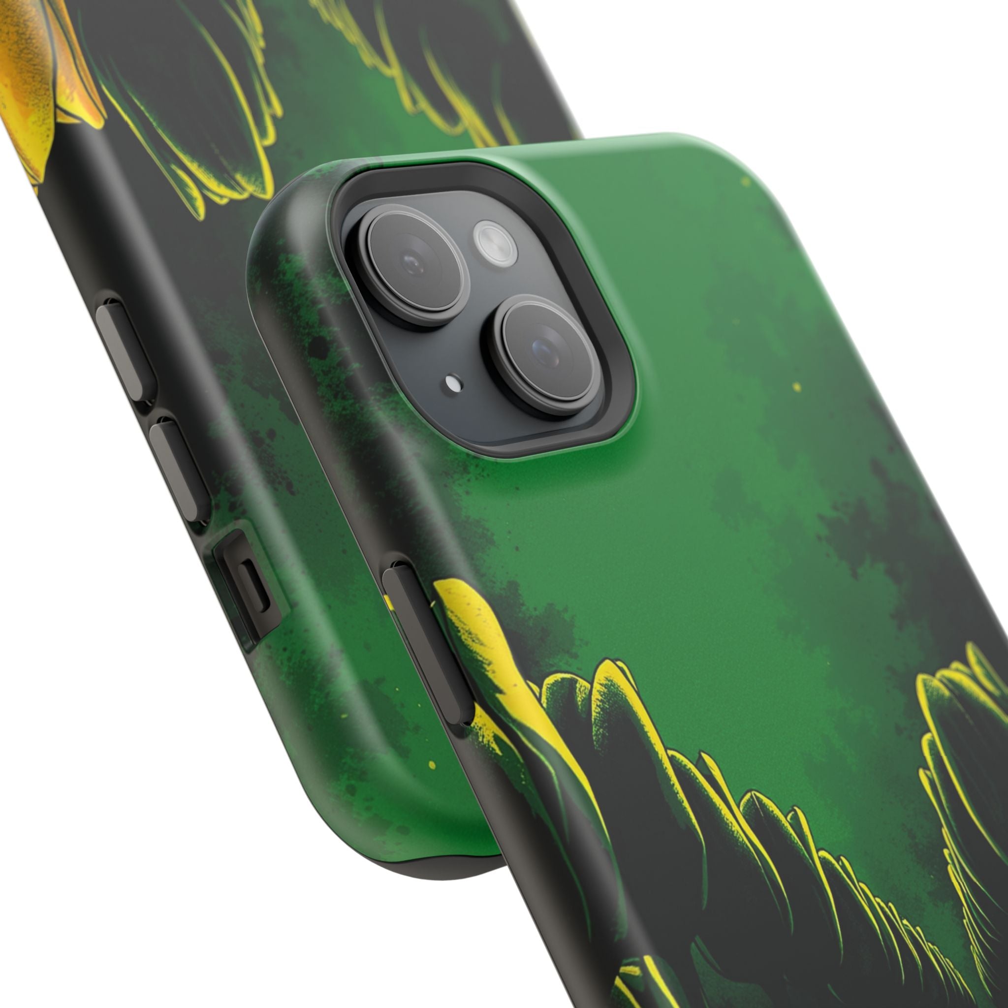 iPhone Tulip Row Emerald Green And Gold Slim Snap Case · iPhone Case