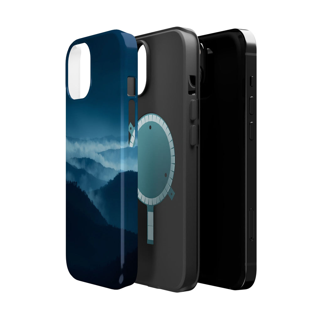 iPhone Earthy Fog Rolling Over Hills Design Slim iPhone Everyday · iPhone Case