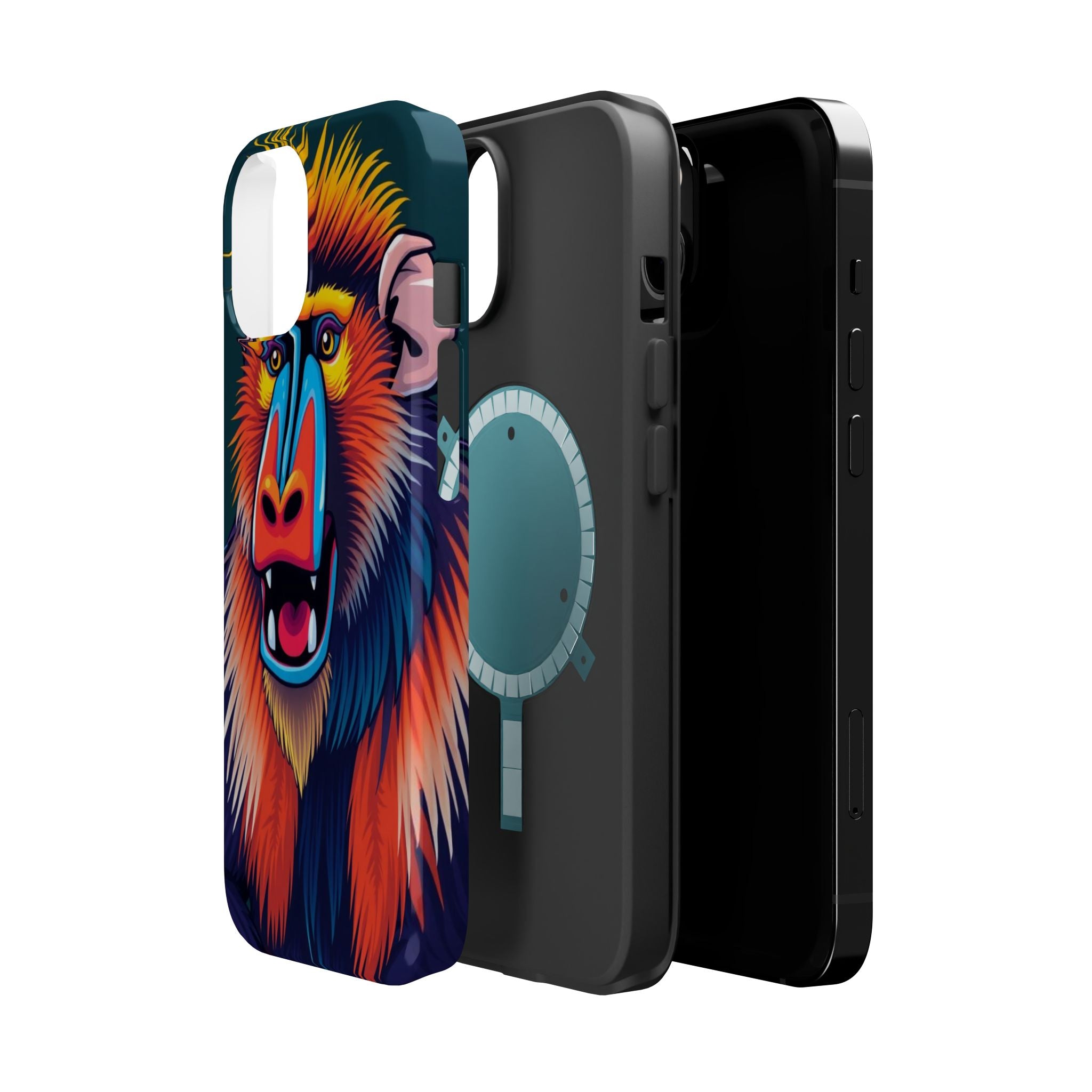 iPhone Mandrill Colorful Face Kids Fun iPhone Phone Case Gift Slim · iPhone Case