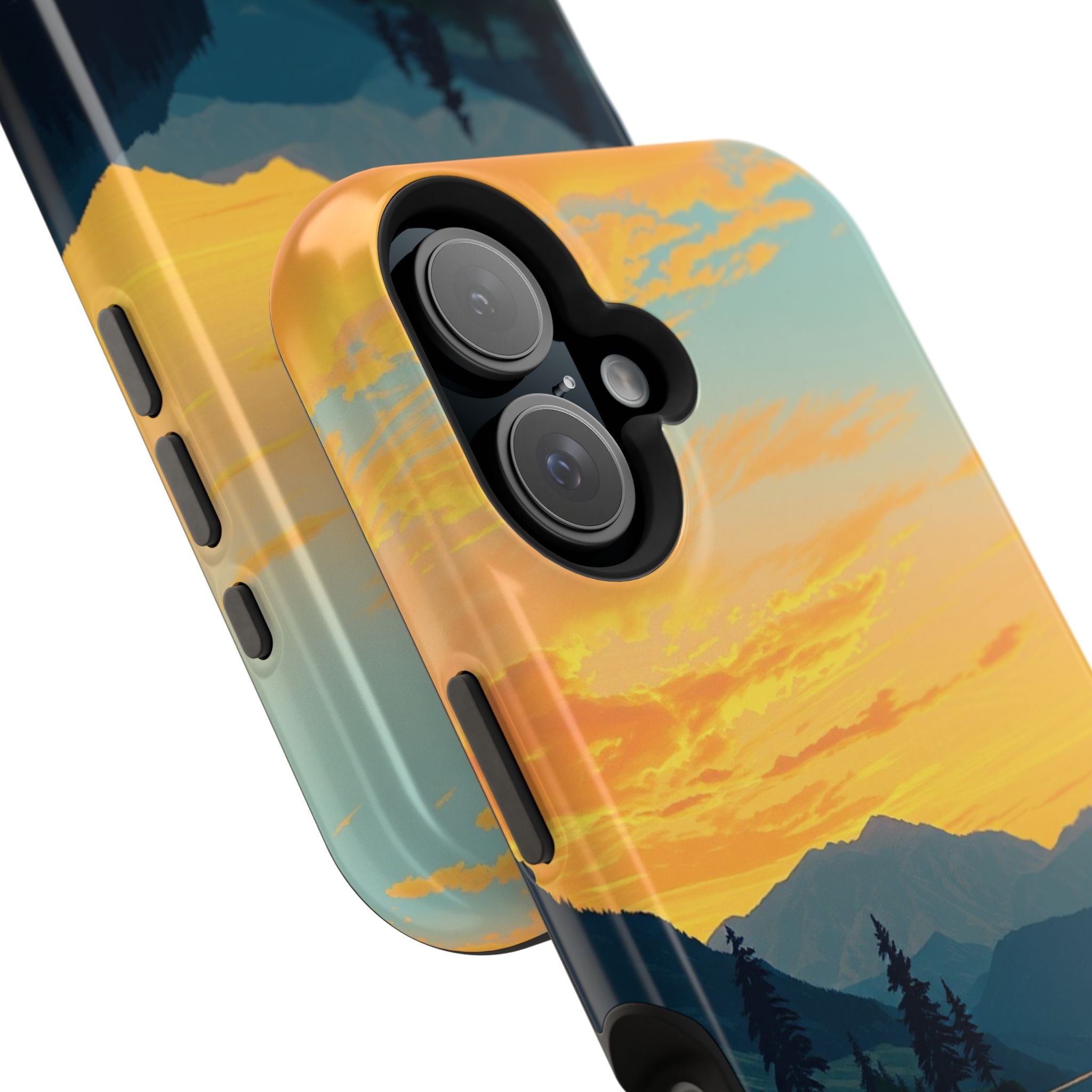 iPhone Lake at Twilight Oil Painting Impressionist iPhone Artistic · iPhone Case