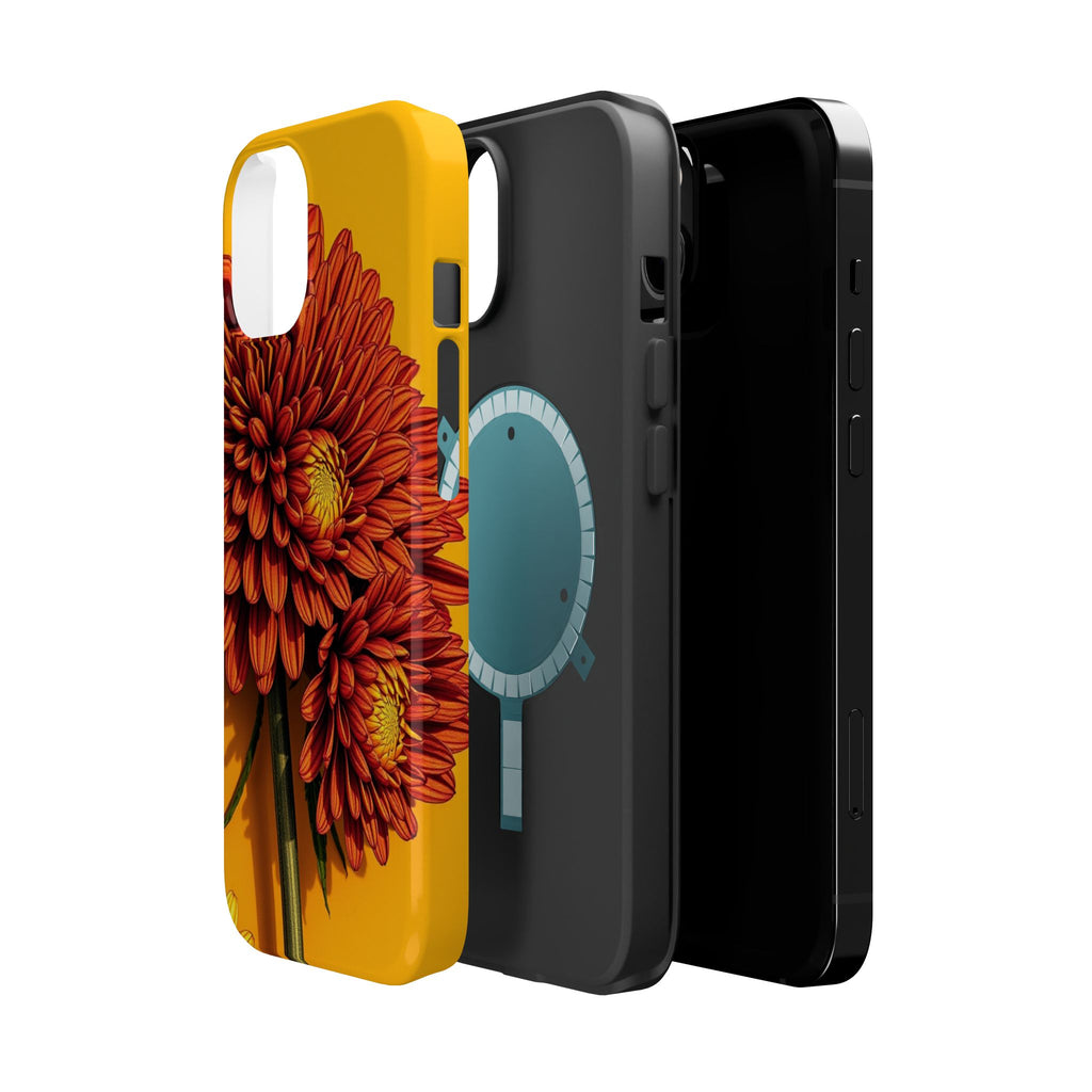 iPhone Mustard And Rust Ranunculus Stack Slim Everyday iPhone 14 · iPhone Case