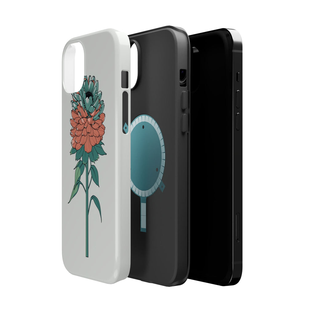 iPhone Serene Ranunculus Stack Design Slim Everyday Designer Case · iPhone Case