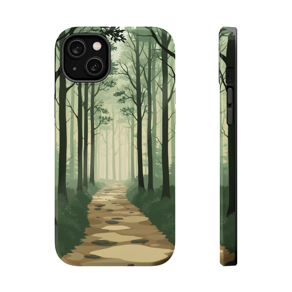 iPhone Sage And Ivory Misty Forest Path Slim Everyday iPhone 11 · iPhone Case