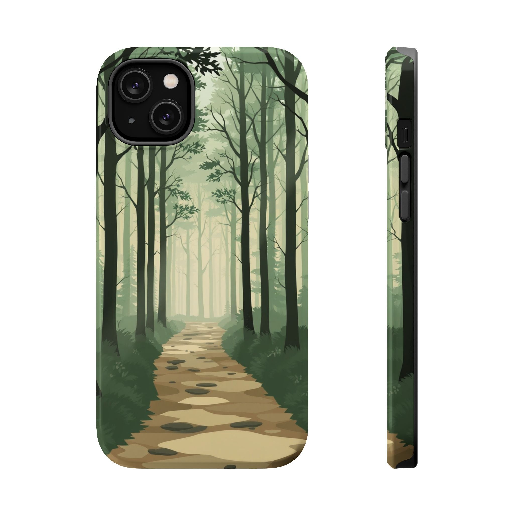 iPhone Sage And Ivory Misty Forest Path Slim Everyday iPhone 11 · iPhone Case