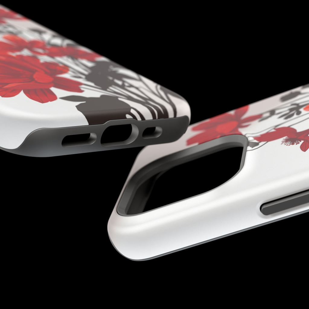 iPhone Floral Silhouette Cinematic Art Slim Snap Case · iPhone Case