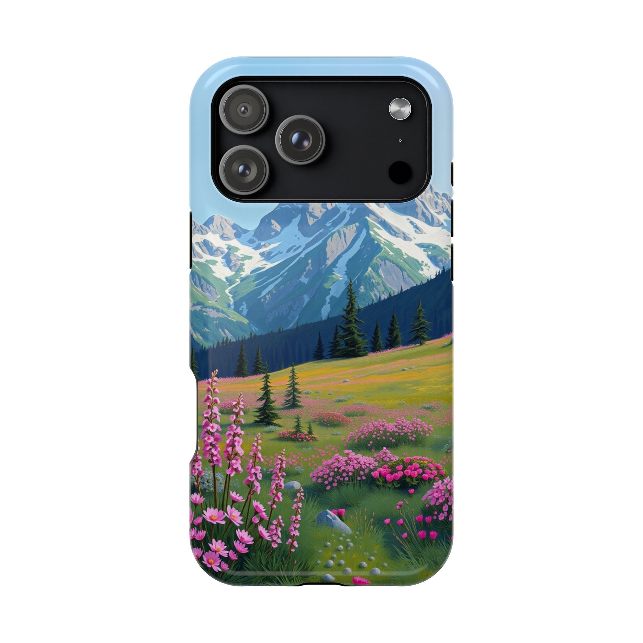 iPhone Earthy Alpine Meadow Design Bold Modern Everyday Snap Case · iPhone Case