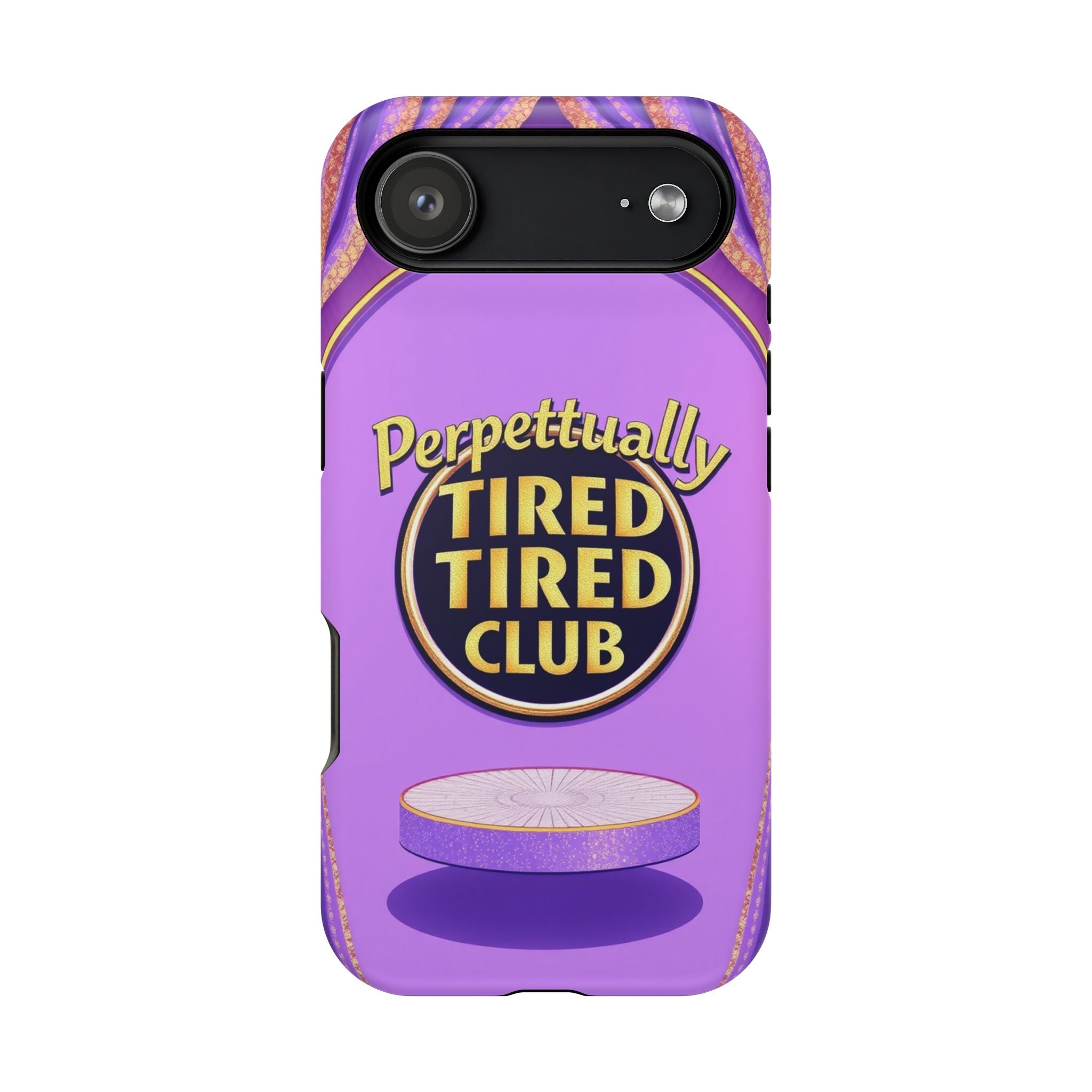 iPhone Perpetually Tired Club Bold Art Slim Everyday Designer Case · iPhone Case