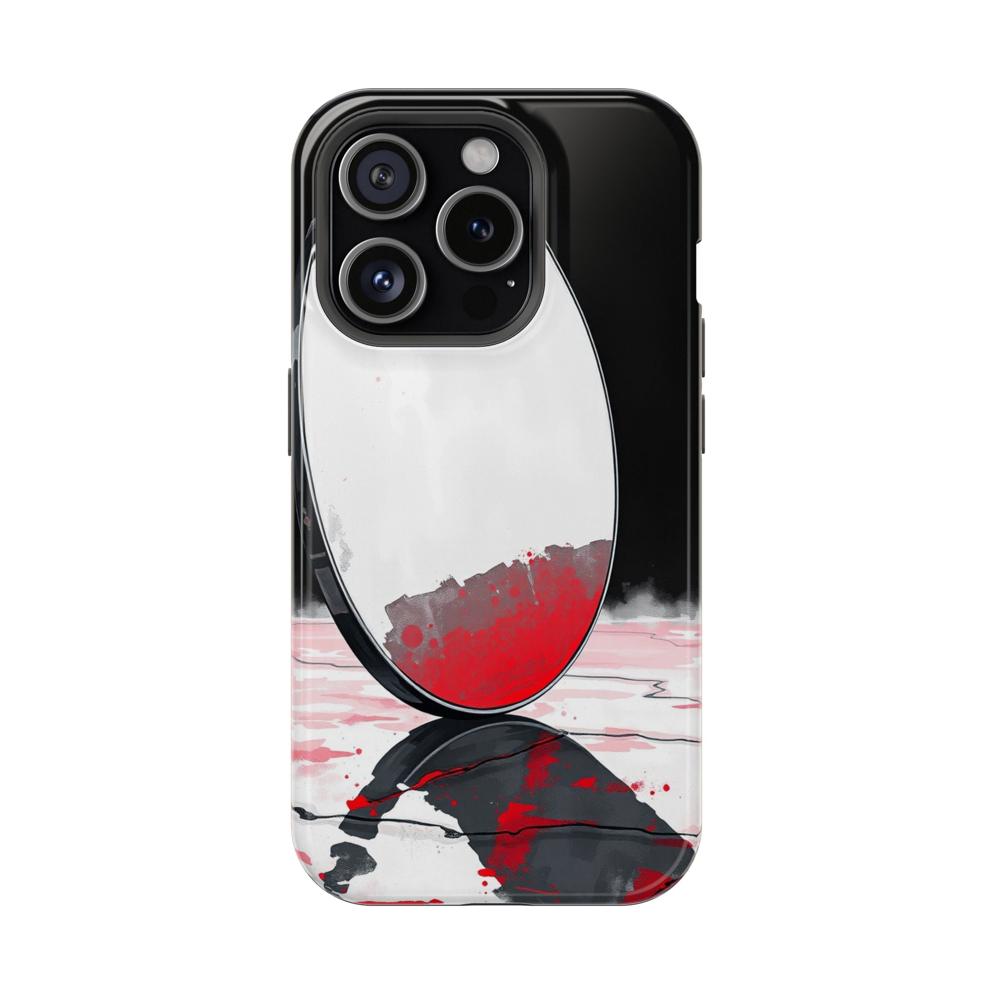 iPhone Earthy Salt Flat Mirror Design Slim Everyday Designer Case · iPhone Case