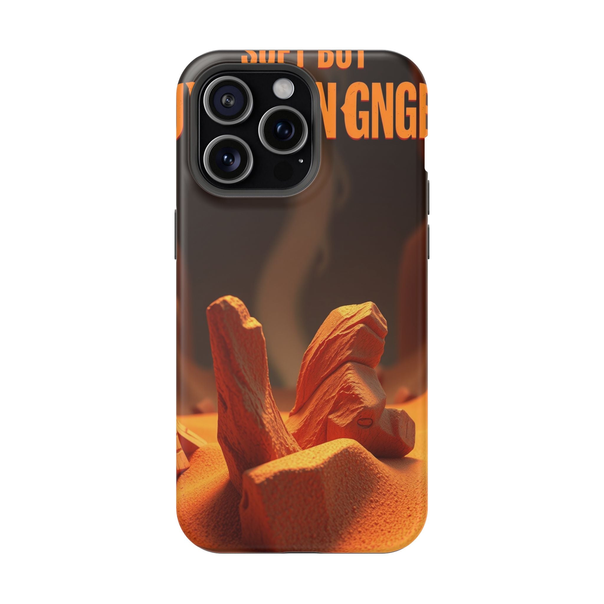 iPhone Earthy Soft but Unhinged Design Slim Everyday Designer Case · iPhone Case