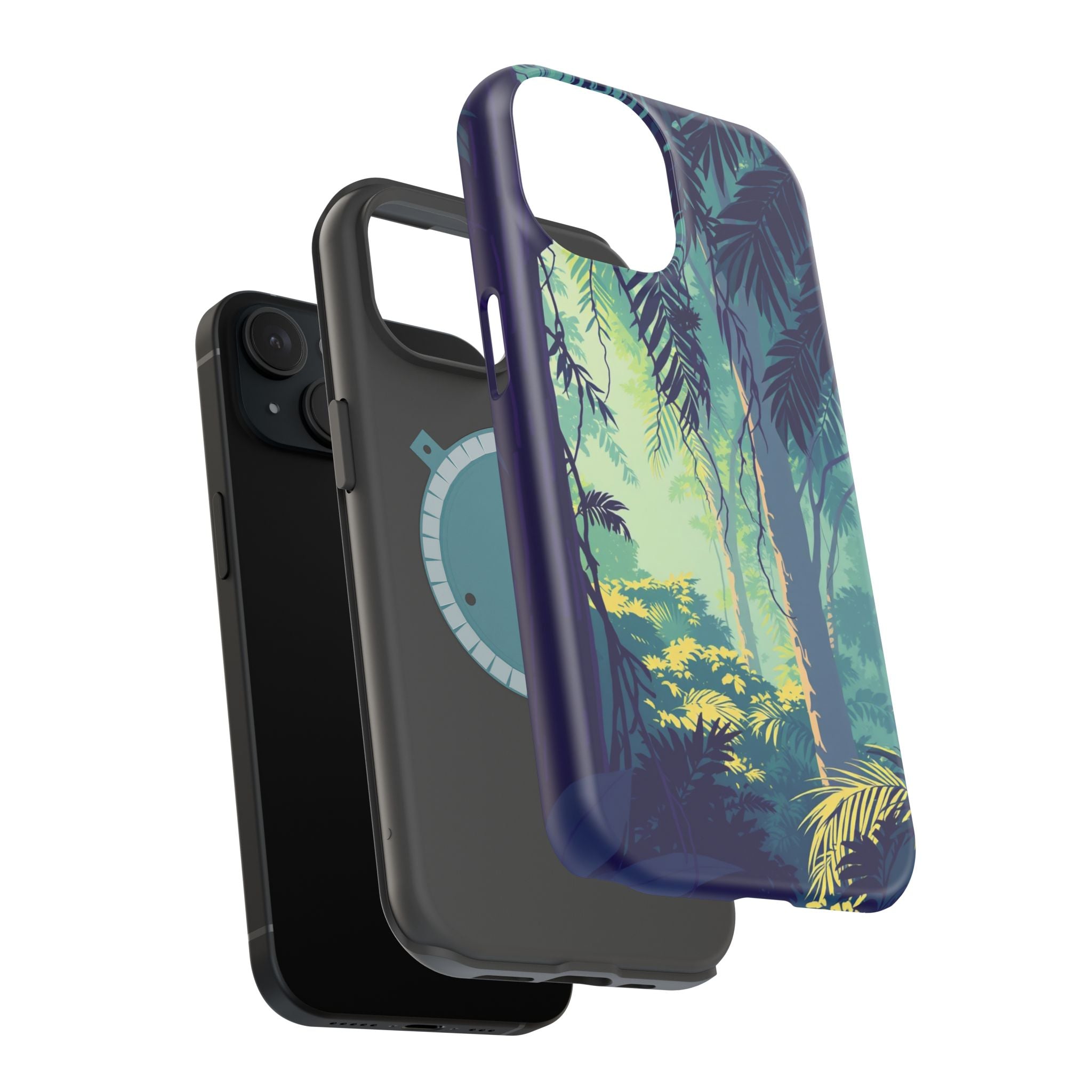 iPhone Mint And Blush Rainforest Canopy Slim Everyday iPhone Designer · iPhone C