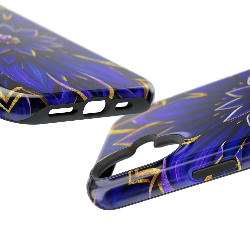iPhone Floral Mandala Electric Art 14 Slim Everyday Designer Case · iPhone Case