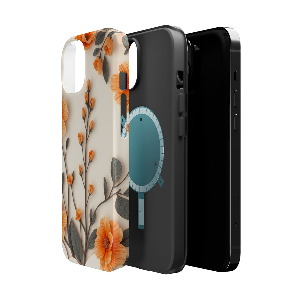 iPhone Vintage Botanical Print Paper Cut Art Slim iPhone Everyday · iPhone Case