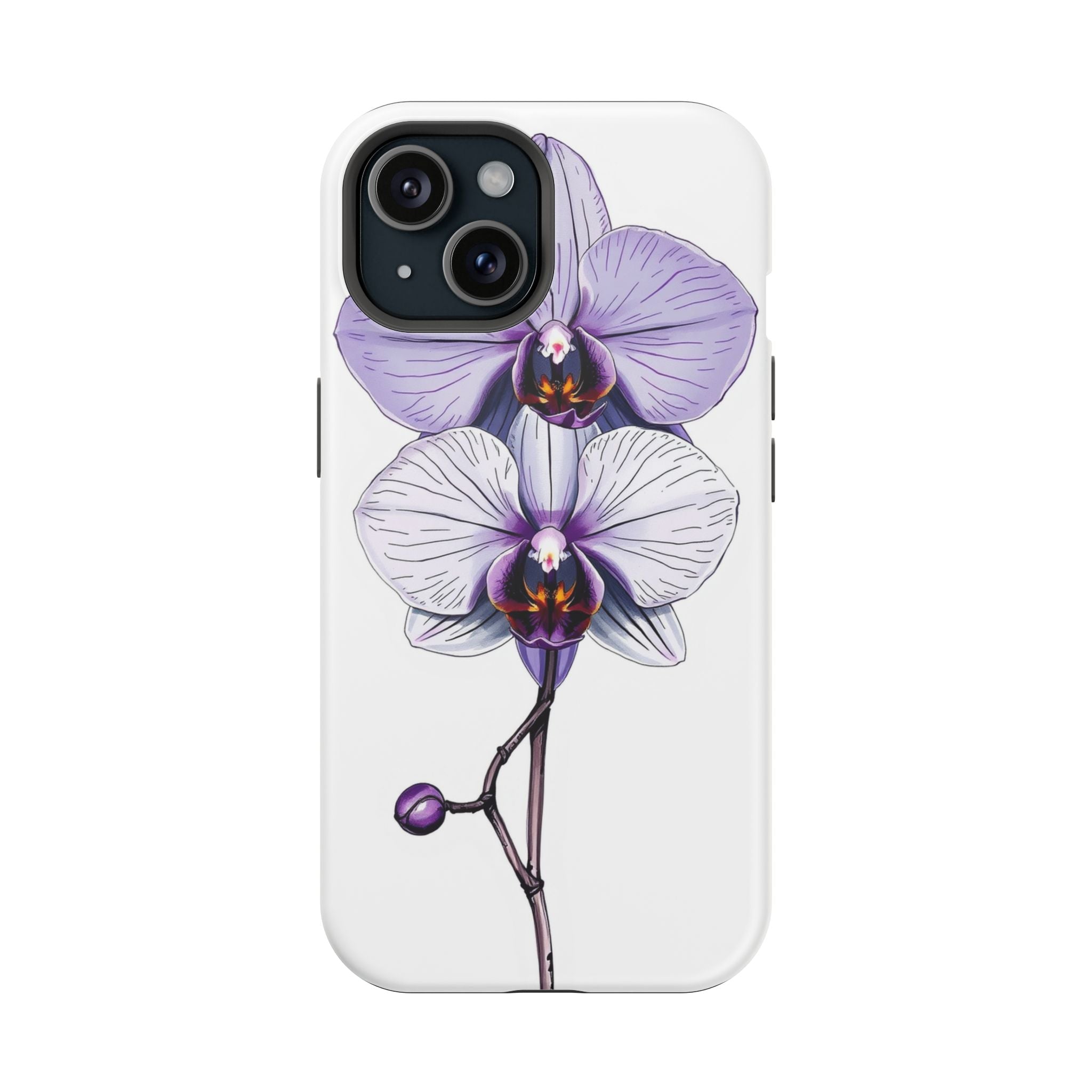 iPhone Orchid Study Hand-Drawn Sketch Slim Everyday Designer Case · iPhone Case
