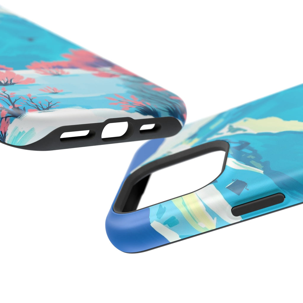 iPhone Snow Field Electric Art Slim Everyday Designer Case · iPhone Case