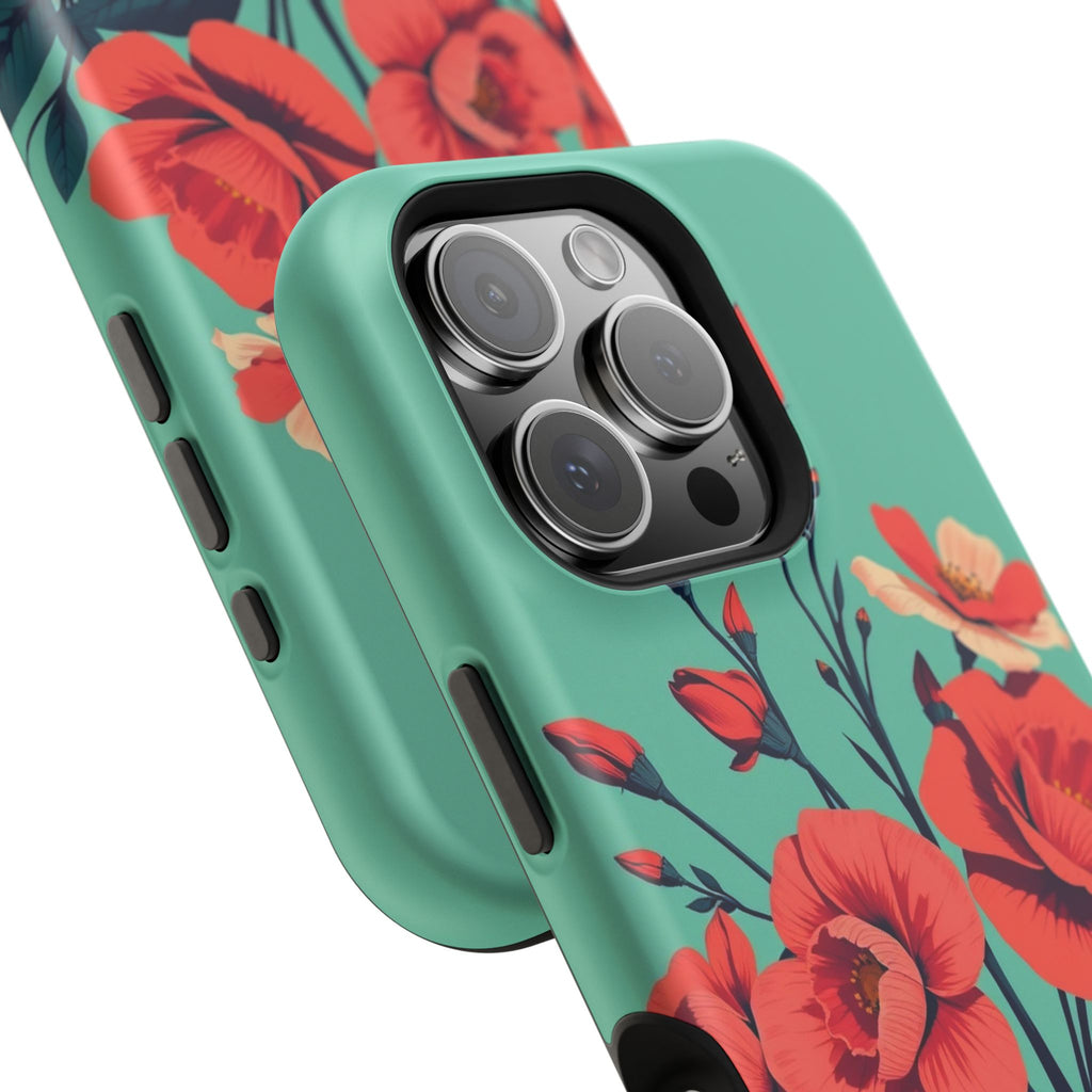 iPhone Pin-up Floral Cinematic Art Bold Modern Everyday Snap Case · iPhone Case