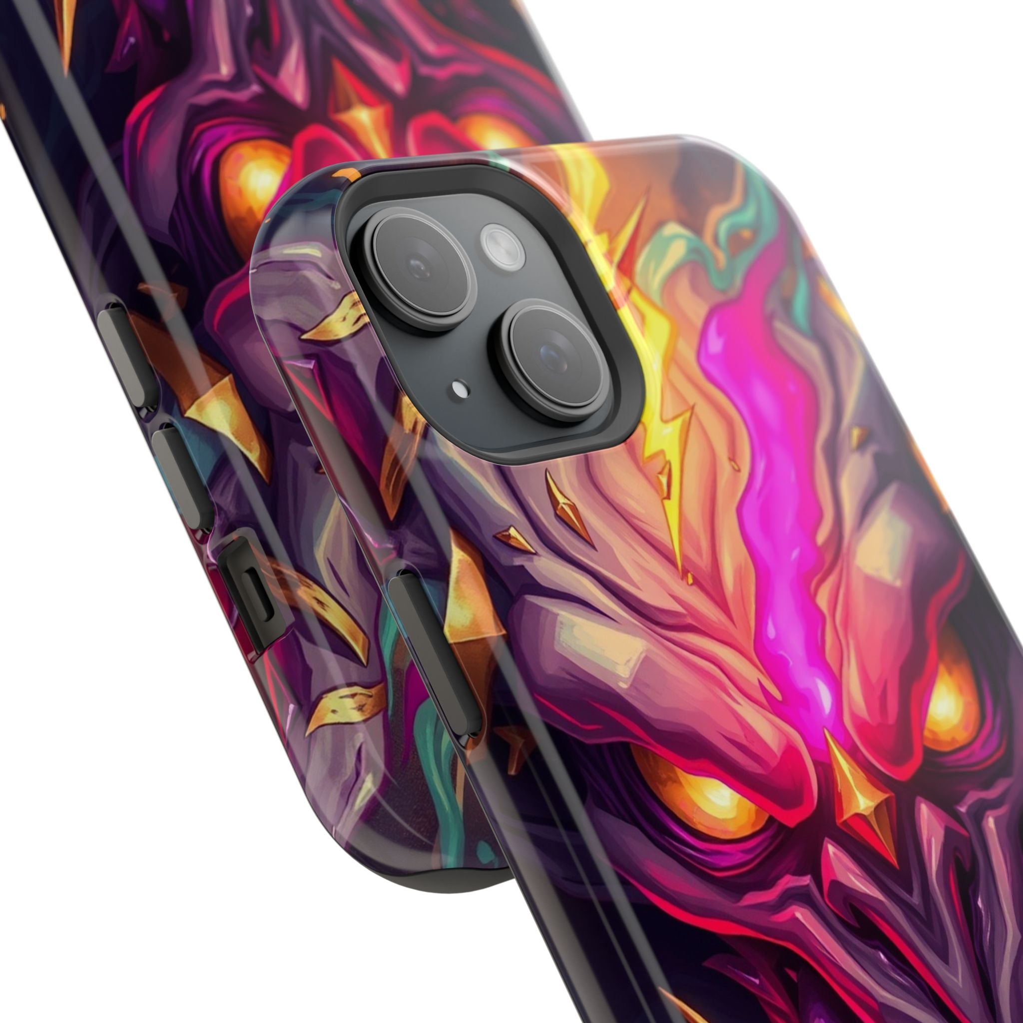 iPhone Chaos Goblin Energy Gold Foil Luxury Slim Everyday Designer Case · iPhone