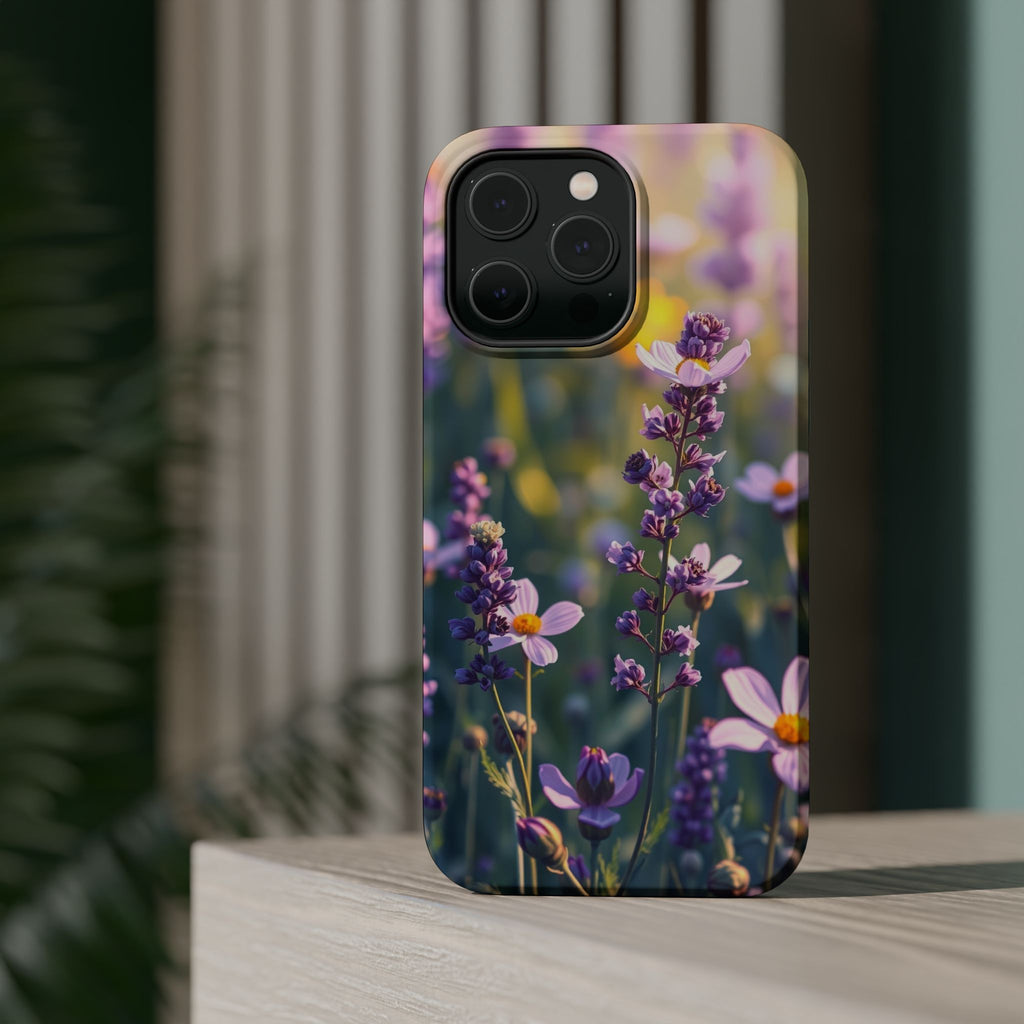 iPhone Lavender And Pearl Wildflower Field Slim iPhone Everyday · iPhone Case