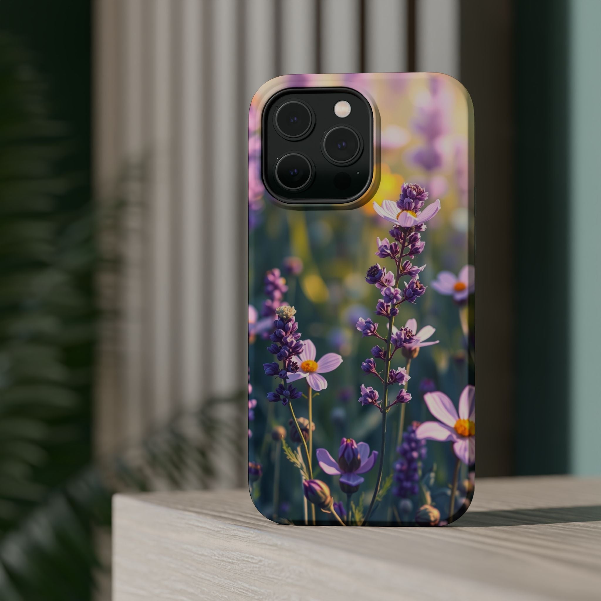 iPhone Lavender And Pearl Wildflower Field Slim iPhone Everyday · iPhone Case