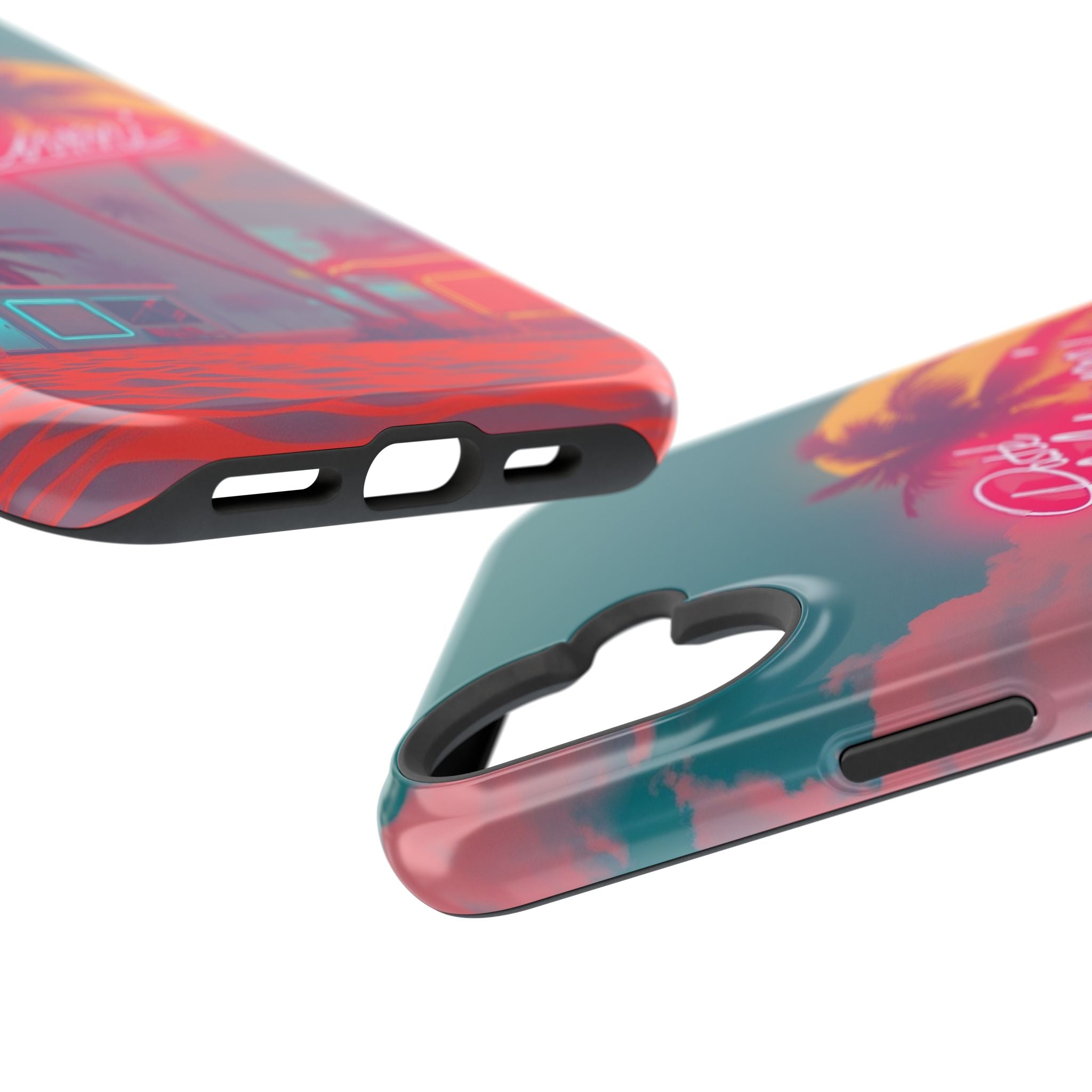 iPhone 1980s Pastel Miami Enchanted Art Slim Everyday Designer Case · iPhone Cas
