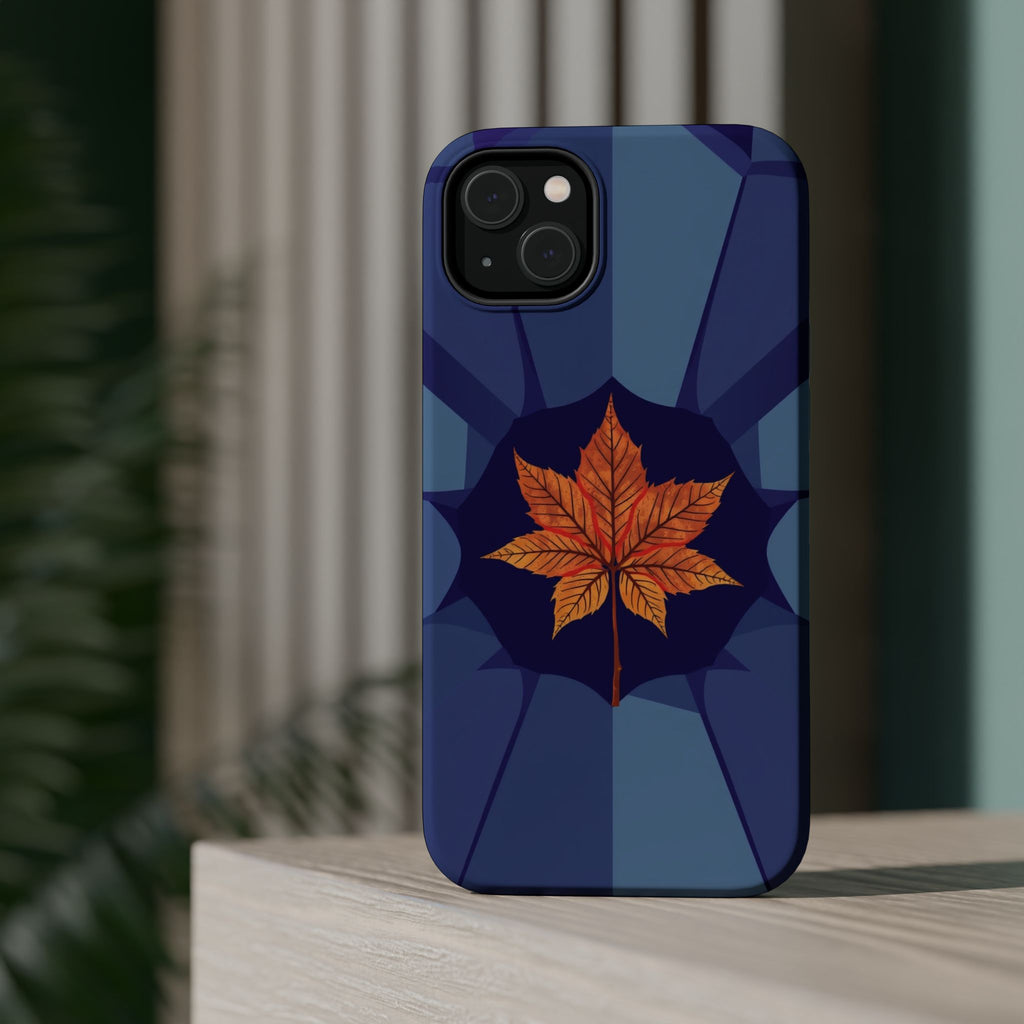 iPhone Autumn Maple Abstract Geometric Slim Everyday Designer Case · iPhone Case