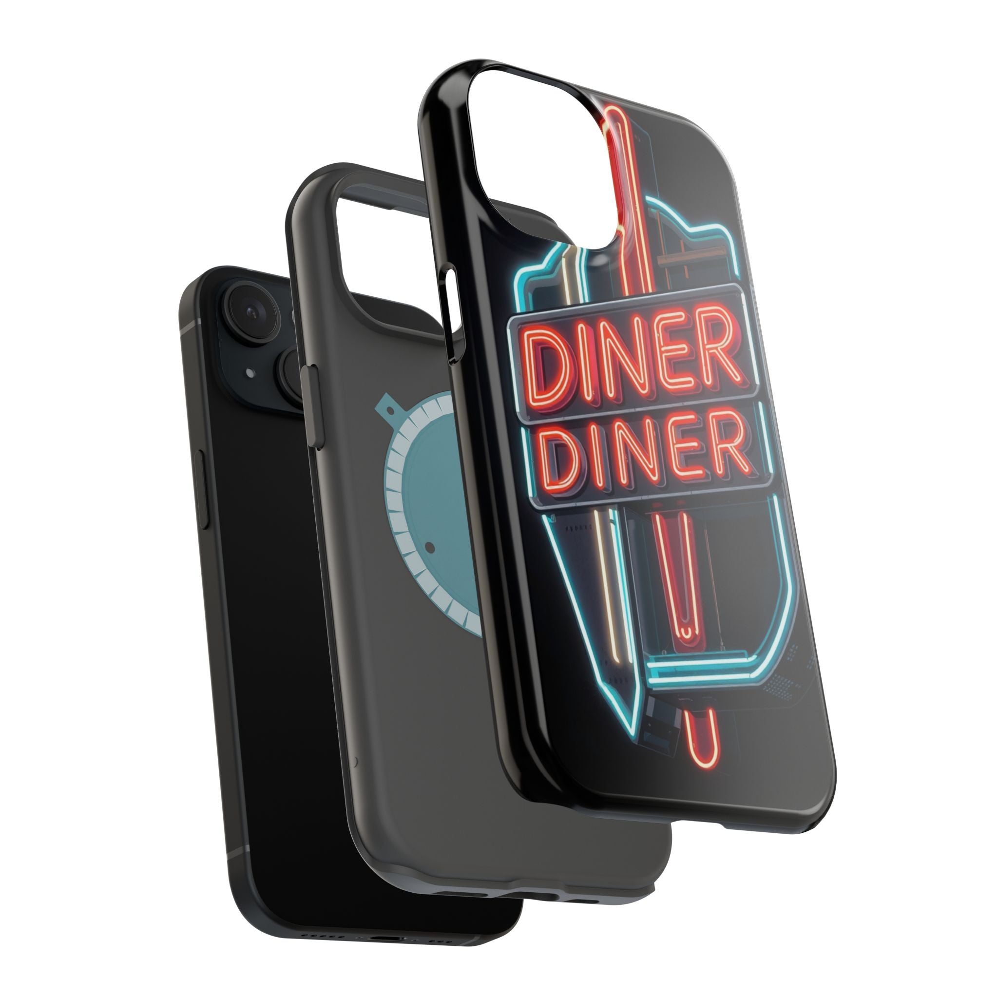 iPhone Neon Diner Sign Electric Art Slim Everyday Designer Case · iPhone Case