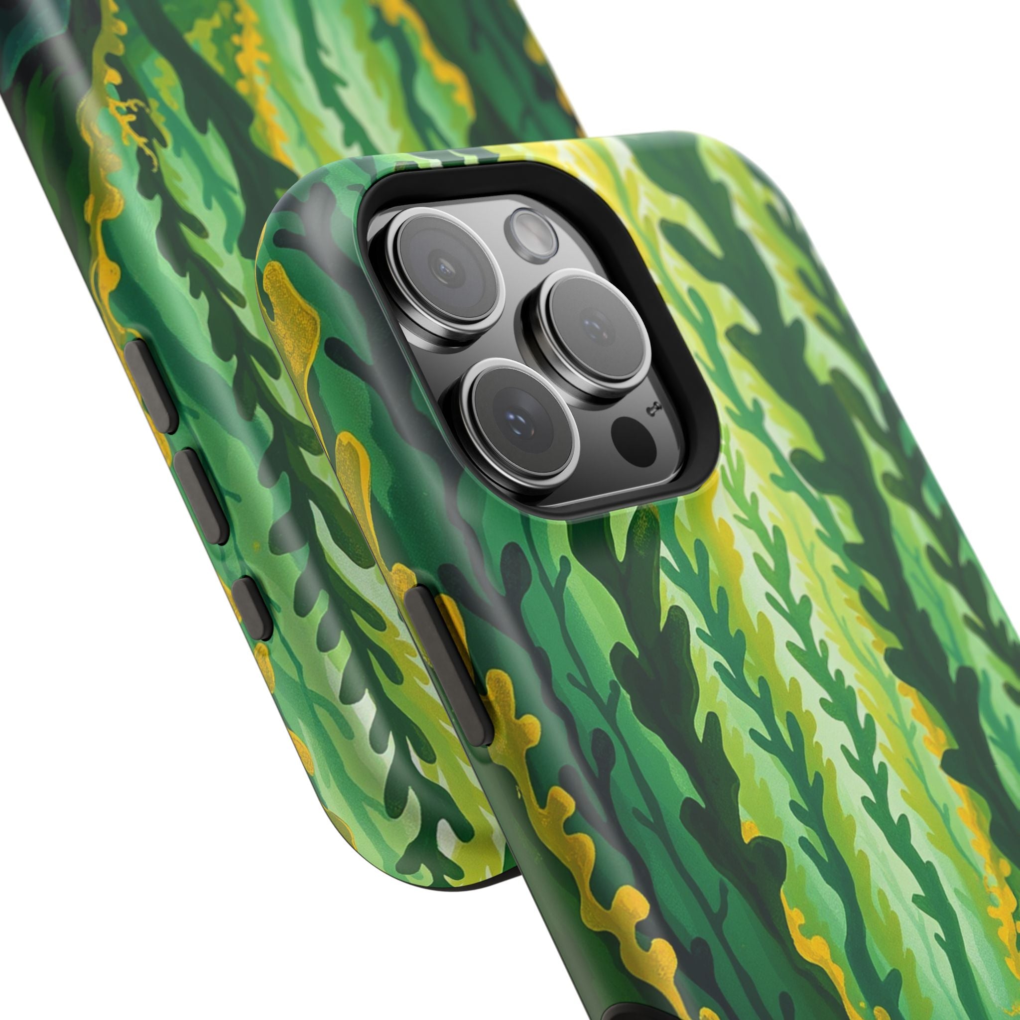 iPhone Kelp Forest Oil Painting Impressionist Slim iPhone Everyday · iPhone Case