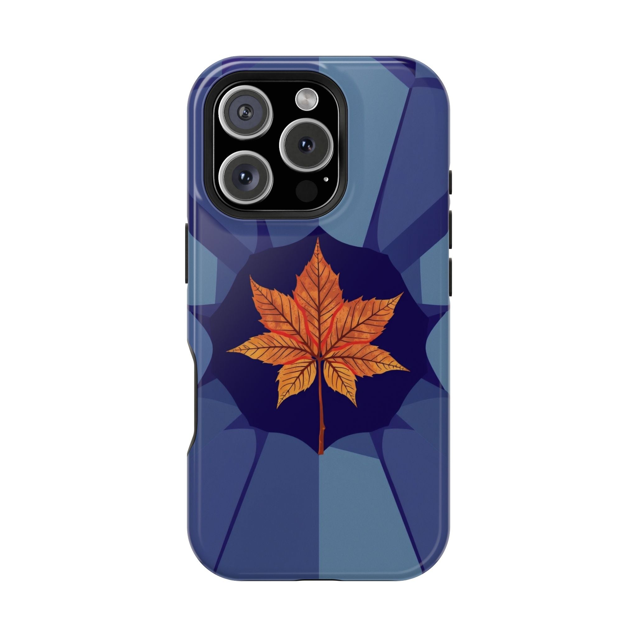 iPhone Autumn Maple Abstract Geometric Slim Everyday Designer Case · iPhone Case
