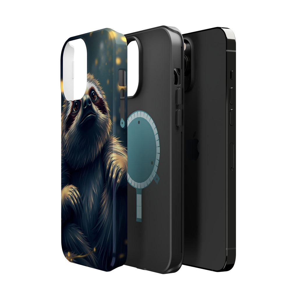 iPhone Vibrant Cozy Sloth Mode Design Slim Everyday Designer Case · iPhone Case