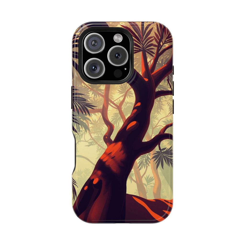 iPhone Burnt Orange And Sand Rainforest Canopy Clean iPhone 20 Minimal · iPhone