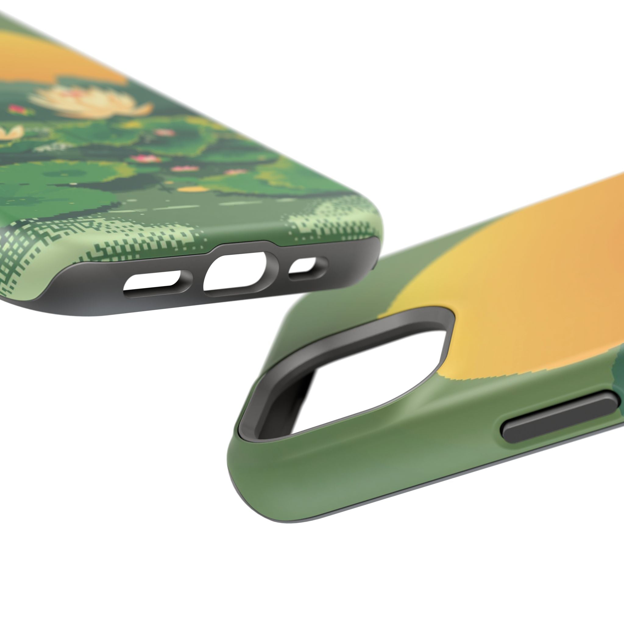 iPhone Lotus Pond Enchanted Art Slim Everyday Designer Case · iPhone Case