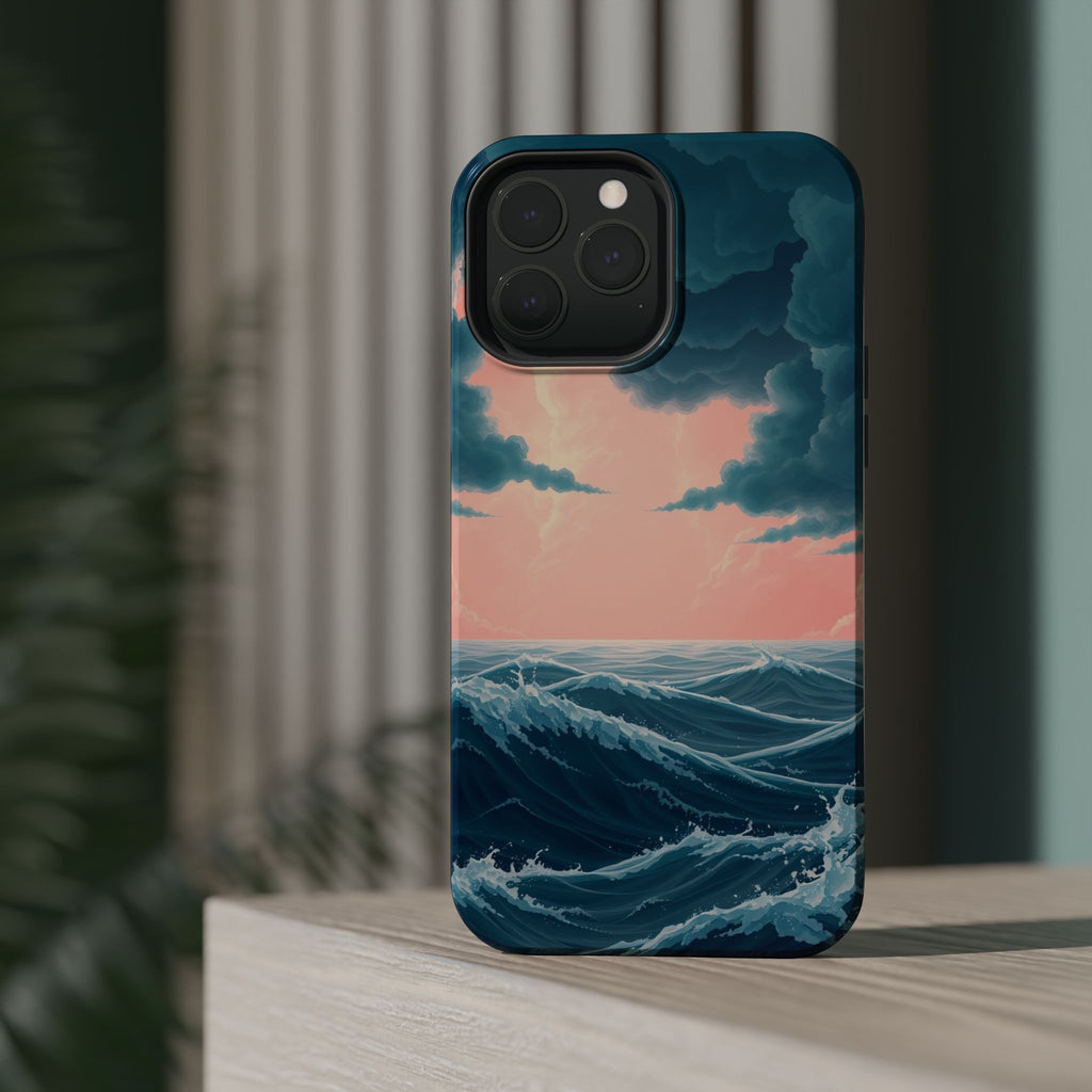 iPhone Storm at Sea 3D Digital Slim Everyday Designer Case · iPhone Case
