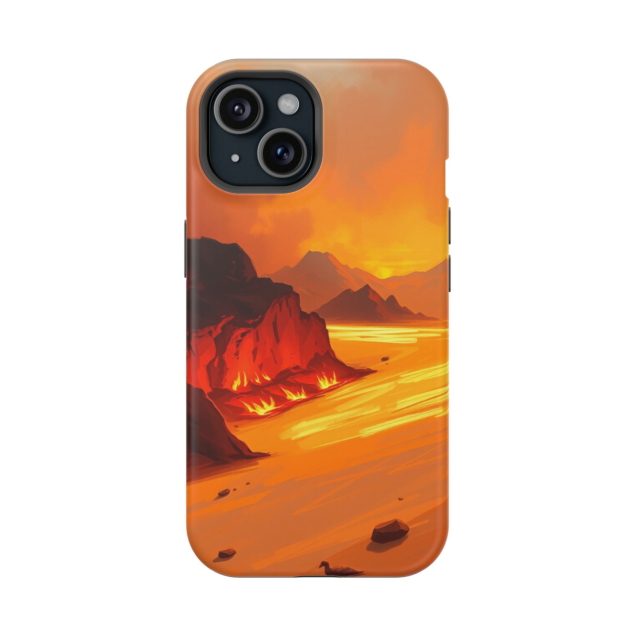 iPhone Burnt Orange And Sand Wildfire Glow Slim iPhone Everyday · iPhone Case