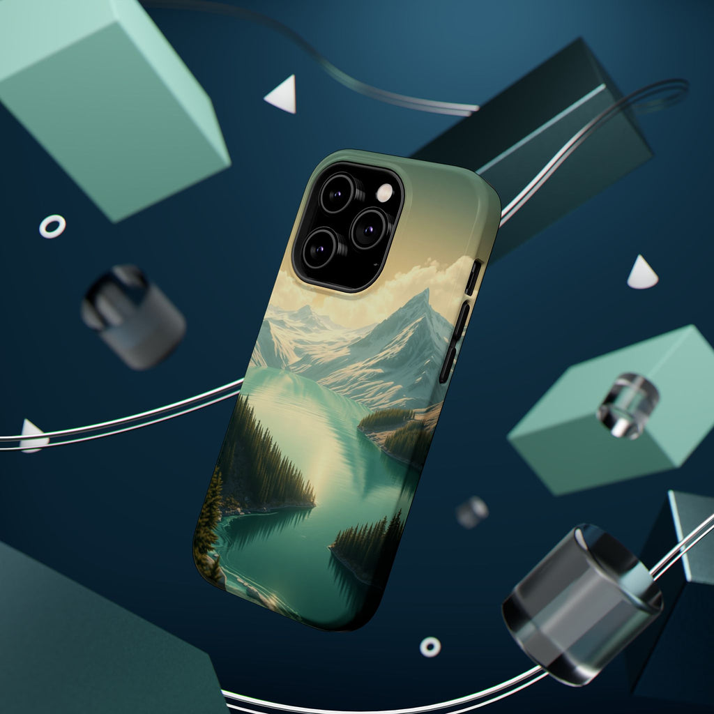 iPhone Glacier Lake Bold Art Slim Everyday Designer Case · iPhone Case