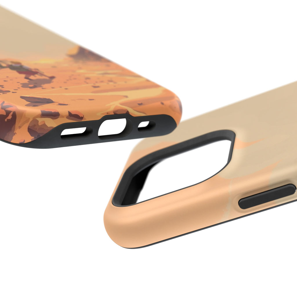 iPhone Burnt Orange And Sand Barely Surviving Slim Everyday Designer Case · iPho