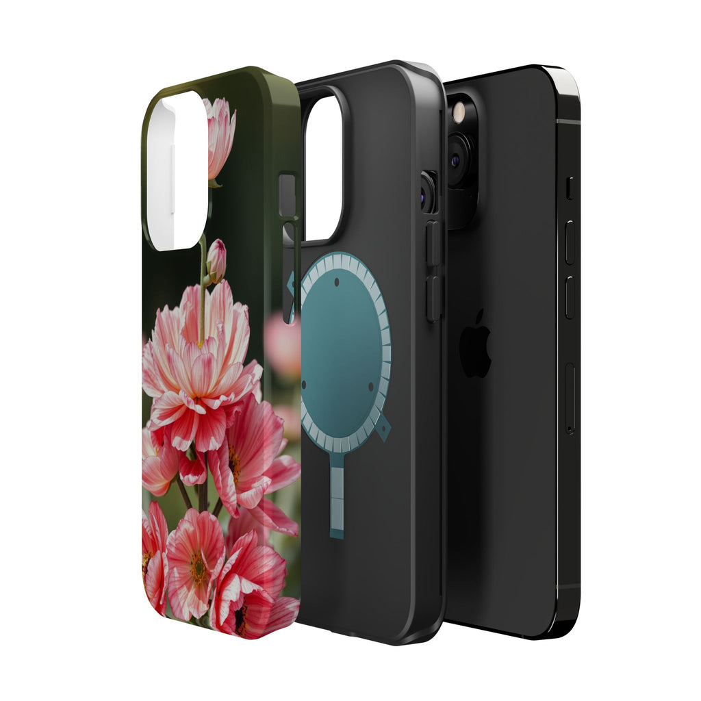 iPhone Ranunculus Stack Vibrant Watercolor Slim Snap Case · iPhone Case