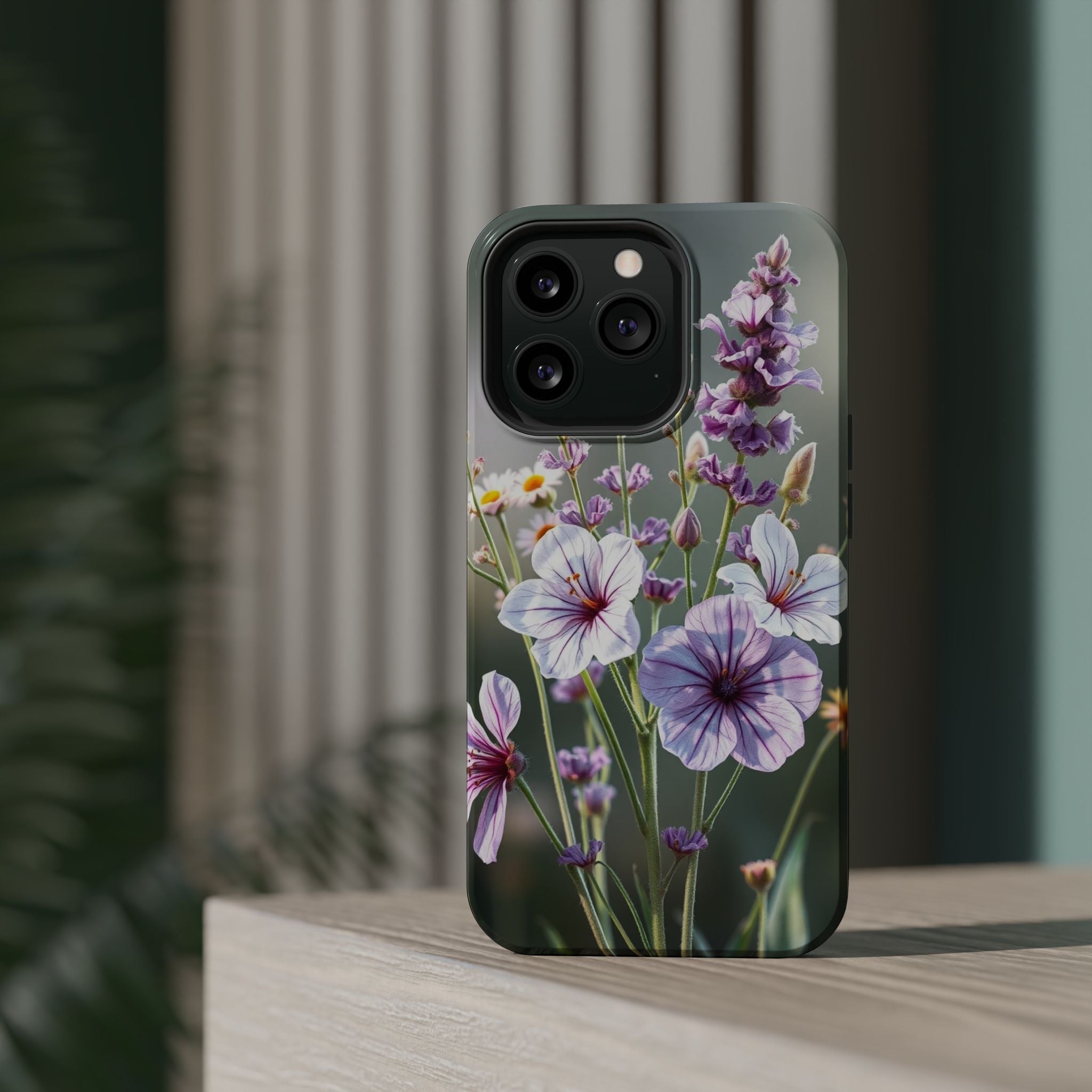 iPhone Wildflower Bunch Enchanted Art Slim Everyday Designer Case · iPhone Case