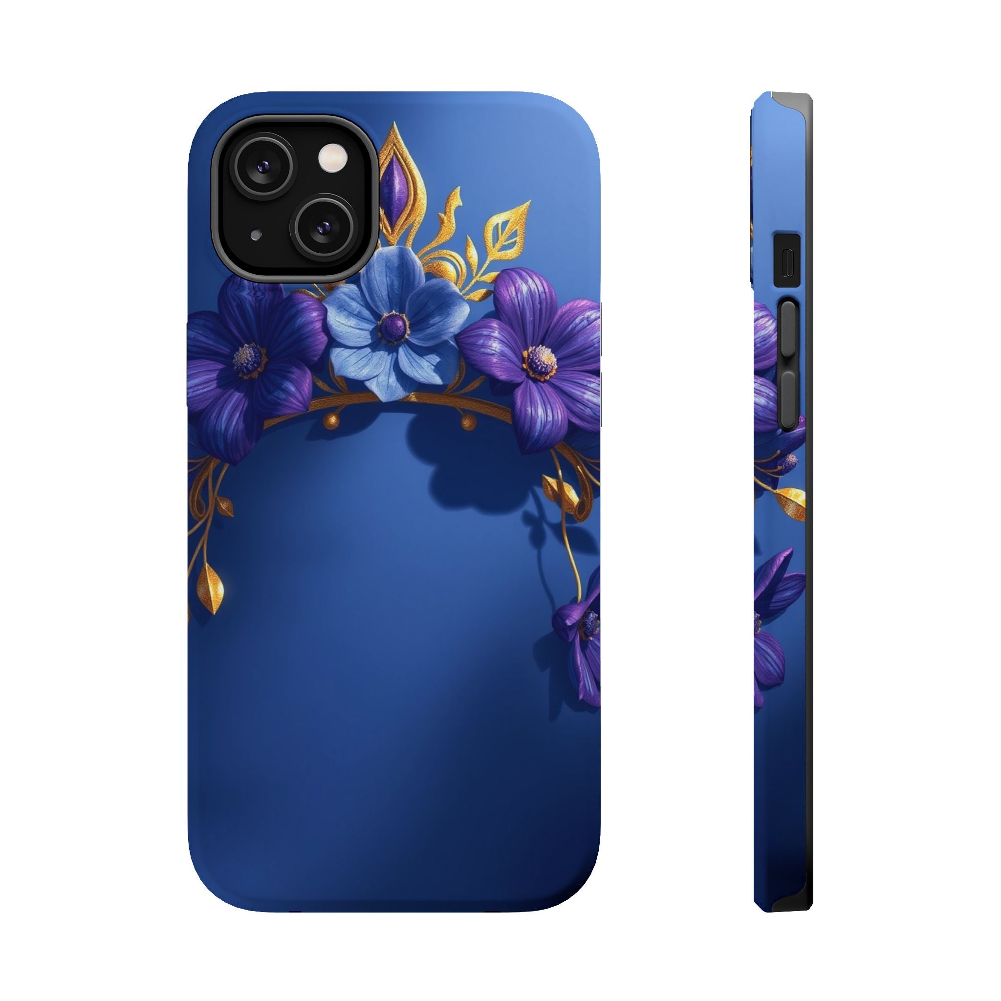 iPhone Vibrant Floral Crown Design 14 Slim Everyday Designer Case · iPhone Case