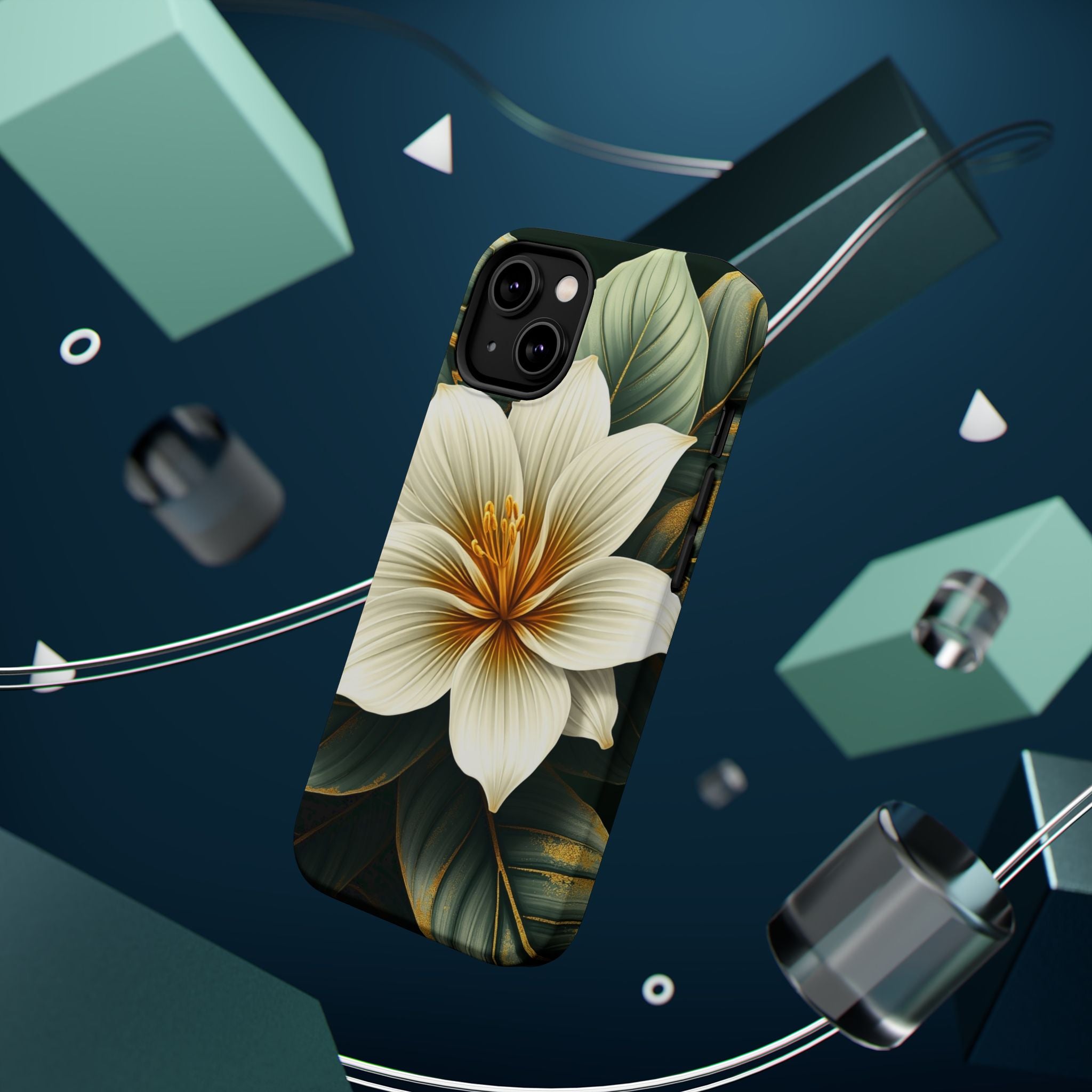 iPhone Radiant Tropical Bloom Design Slim Everyday Designer Case · iPhone Case