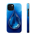 iPhone Ink Drop Vibrant Watercolor Bold Modern Everyday Snap Case · iPhone Case
