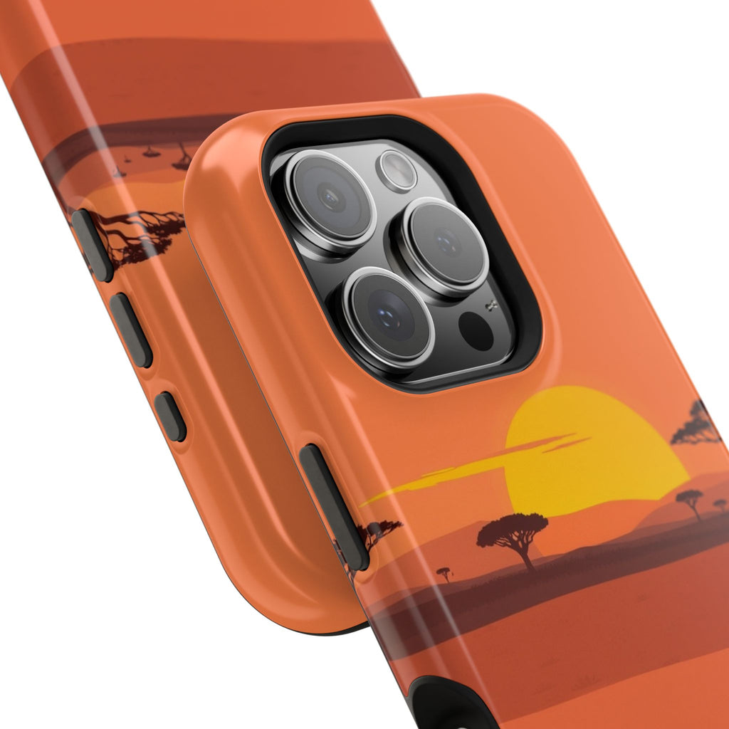 iPhone Sunset Amber And Peach Savanna Horizon Slim iPhone Everyday · iPhone Case