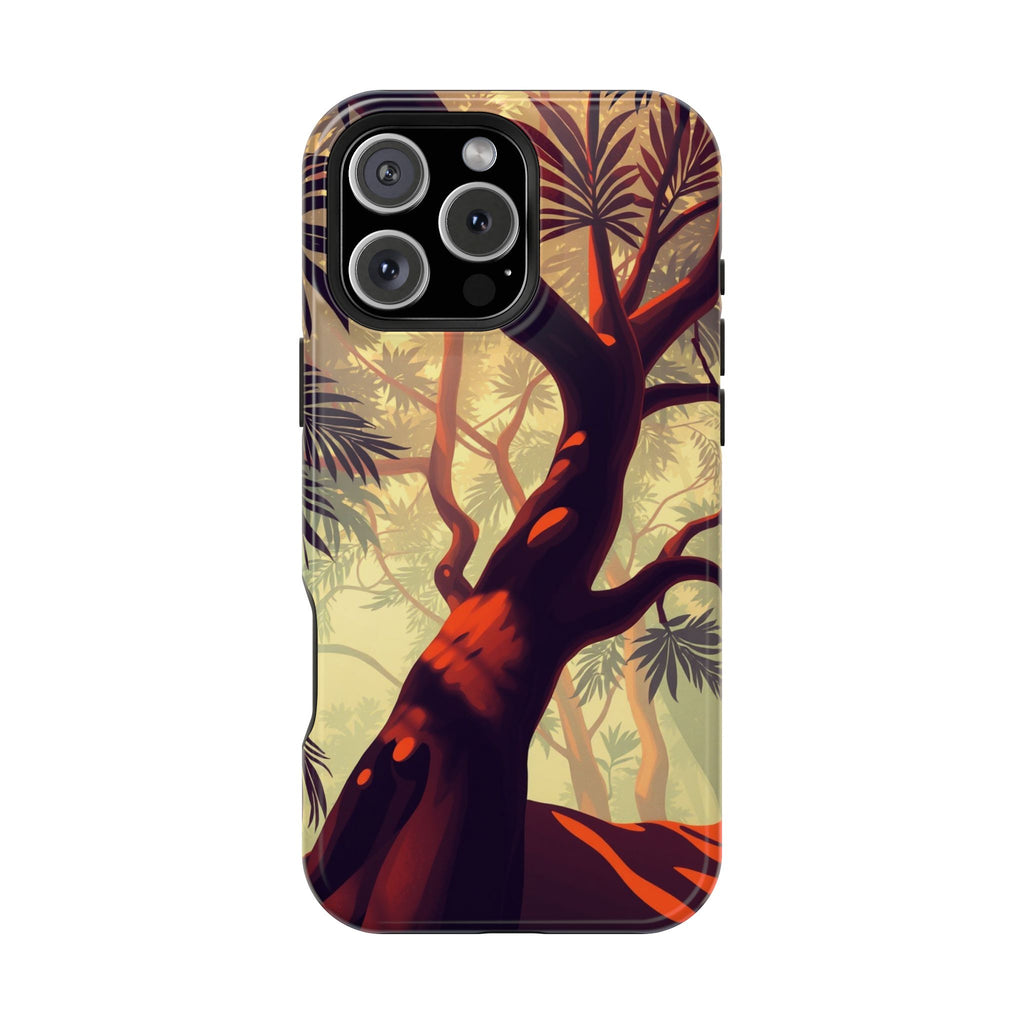 iPhone Burnt Orange And Sand Rainforest Canopy Clean iPhone 20 Minimal · iPhone