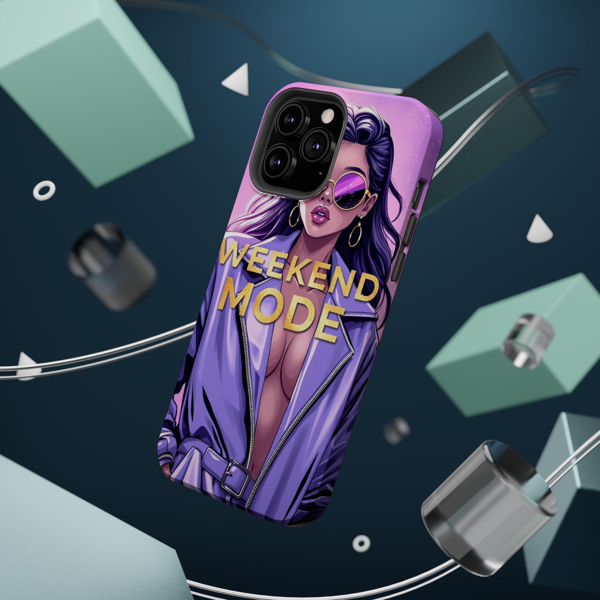 iPhone Lavender And Pearl Weekend Mode On Slim Everyday Designer Case · iPhone C