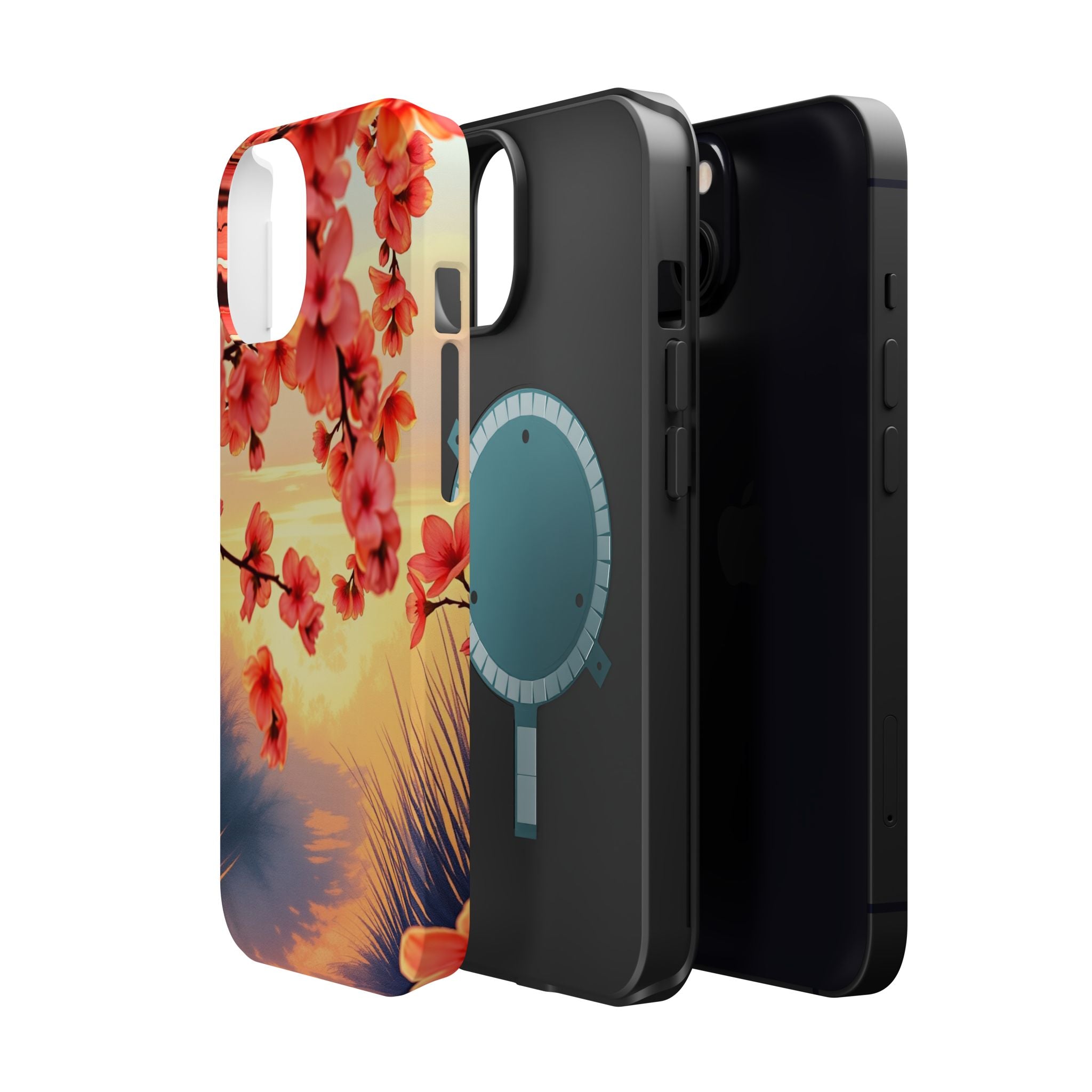 iPhone Sunset Amber And Peach Blossom Trail Slim Snap Cas Carry Case · iPhone Ca