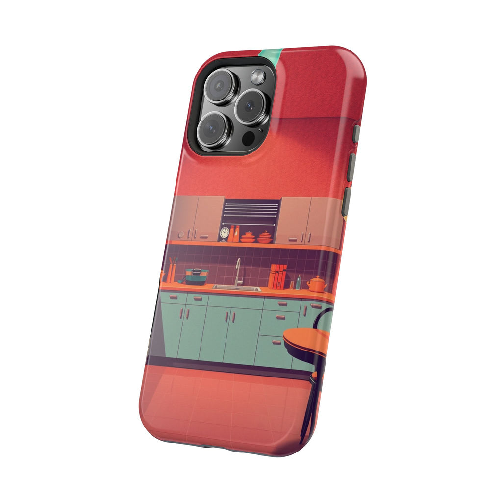 iPhone Earthy 1950s Kitchen Design Bold Modern Everyday Snap Case · iPhone Case