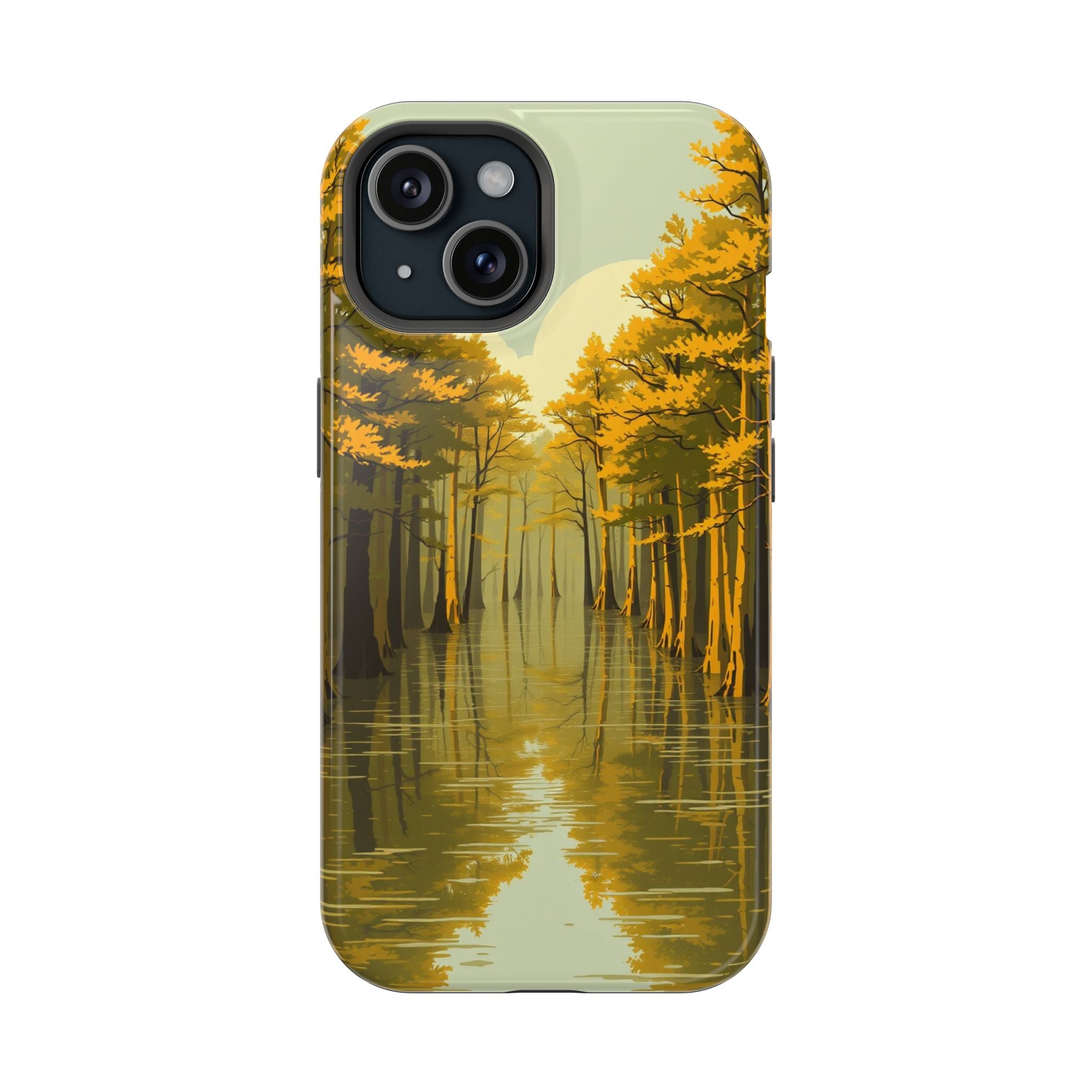 iPhone Cypress Swamp Enchanted Art Bold Modern Everyday Snap Case · iPhone Case