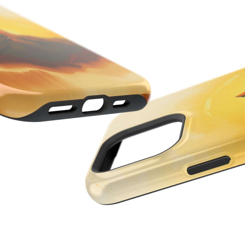 iPhone Mustard And Rust Mountain at Sunrise Slim iPhone Everyday · iPhone Case
