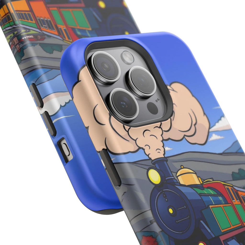 iPhone Steam Locomotive Puff Kids Fun iPhone Phone Case Gift Slim · iPhone Case